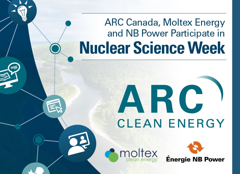 ARC CANADA, MOLTEX ENERGY AND NB POWER PARTICIPATE IN NUCLEAR SCIENCE WEEK